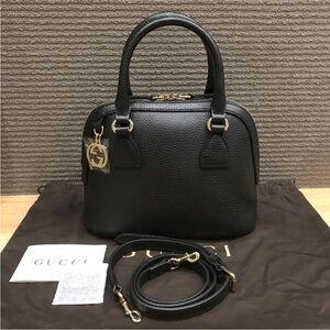 Gucci Black Leather Women's Bag